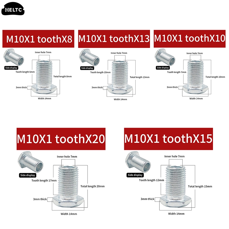 Teeth Whitening Youtube - Tube fileté M10 avec écrou pour