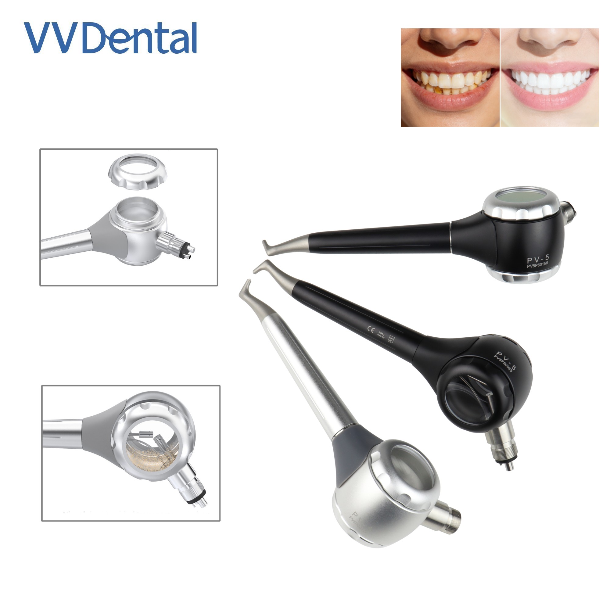 Teeth Whitening China - Pistolet de sablage dentaire VV à