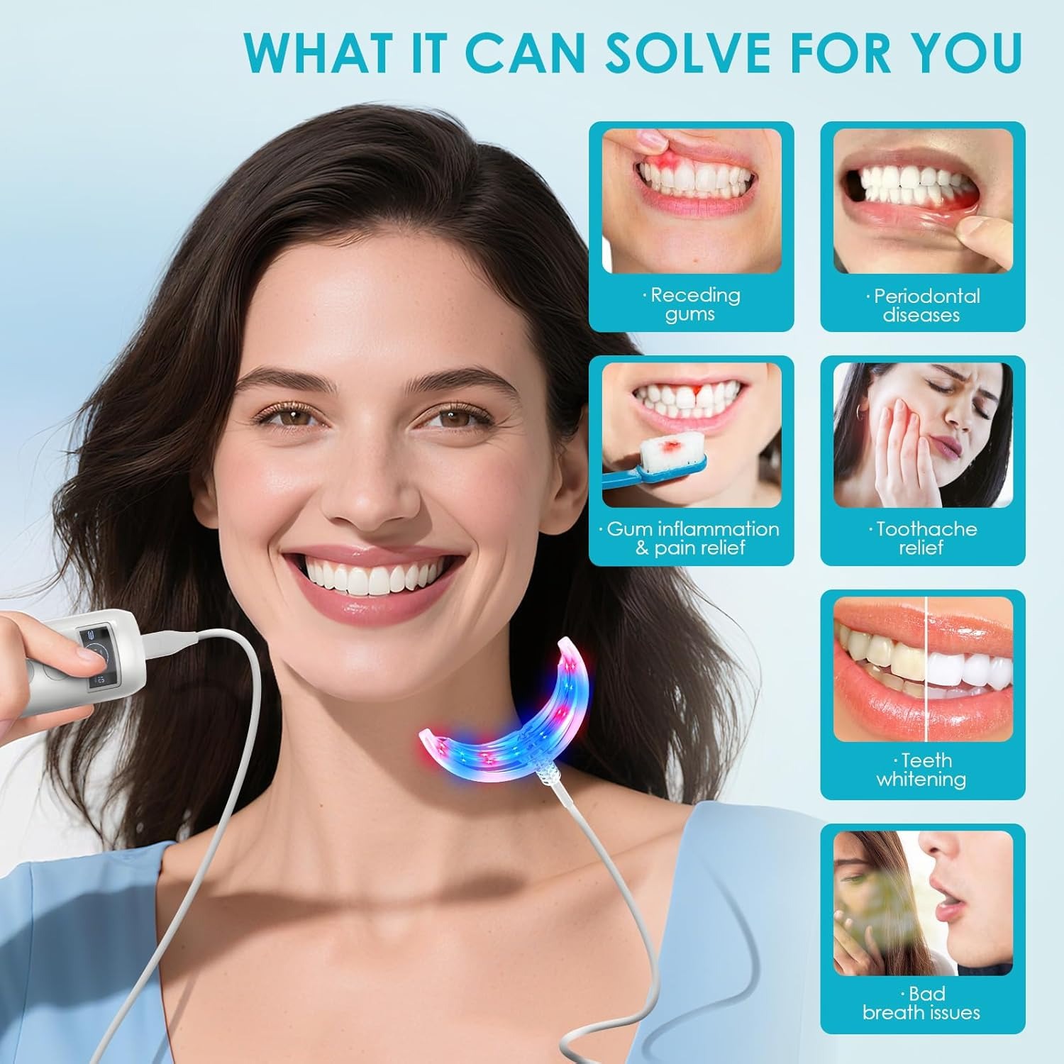 Lampe Accélératrice de Blanchi - Teeth Whitening With Led Light avis et prix